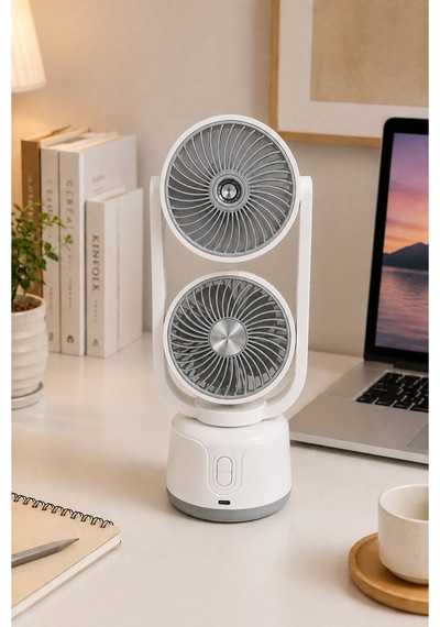Taşınabilir Spreyli Çift Başlıklı Şarjlı Mini Vantilatör, Usb Şarjlı Taşınabilir Fan, Sessiz Soğutucu Sprey Mist Fan, Ev Ofis Yaz Gri - 908664352 Taşınabilir Spreyli Çift Başlıklı Şarjlı Mini Vantilatör, Usb Şarjlı Taşınabilir Fan, Sessiz Soğutucu Sprey Mist Fan, Ev Ofis Yaz Gri - 908664352
