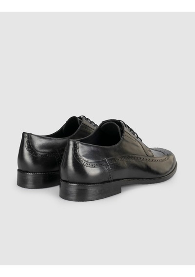 Cabani Siyah Brogue Klasik Ayakkabı