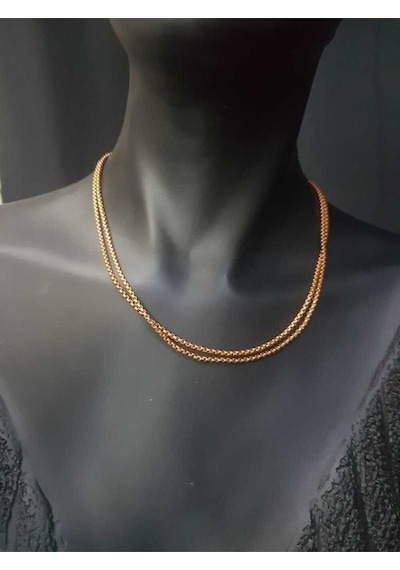 Vog Yuvarlak Model Rose Renk Çelik Unisex 80 Cm Uzunluk Kolye Zincir Rose Gold Vog Yuvarlak Model Rose Renk Çelik Unisex 80 Cm Uzunluk Kolye Zincir Rose Gold