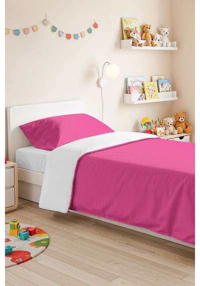 Pembe Kapitone Genç Odası Tek Kişilik Pike Takımı-minimal Fuşya 160x220 Cm Kapitone Yatak Örtüsü Sabahçı Adaçayı Harmonu