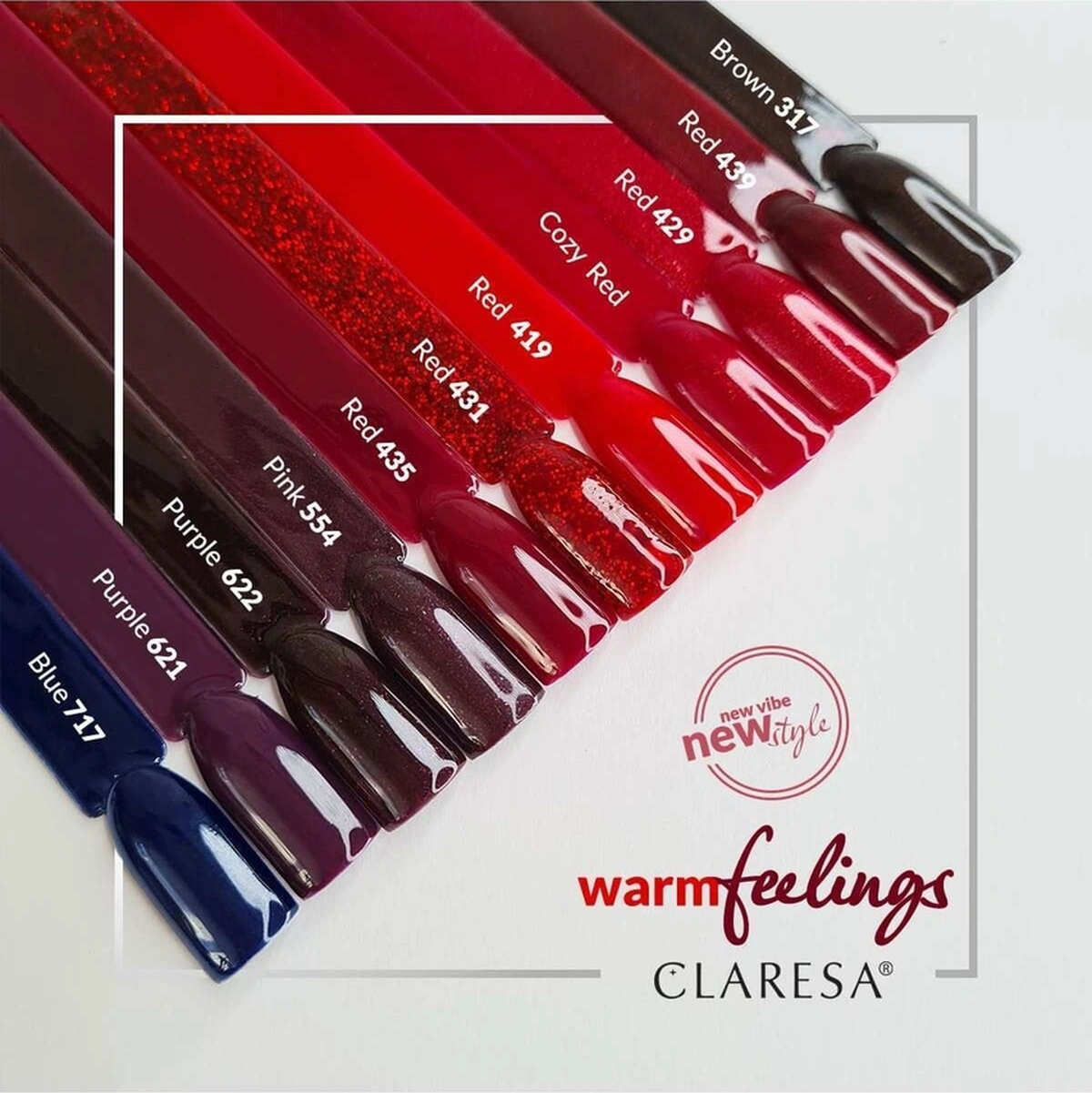 Claresa Kalıcı Oje Blue Derin Koyu Mavi 717 5gr