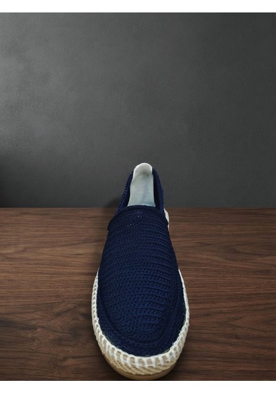 Orifkozmo %100 El Yapımı El Örgüsü Erkek Espadril & Hafif Casual Yazlık Ayakkabı Lacivert Orifkozmo %100 El Yapımı El Örgüsü Erkek Espadril & Hafif Casual Yazlık Ayakkabı Lacivert
