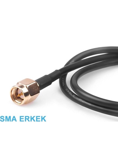 12dbi Dış Mekan Anten Sma Erkek 1.5 Metre Kablo 700mhz - 2.7ghz Mıknatıslı Gsm Wifi