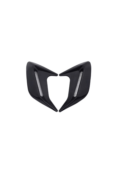Microcase Universal Kaput Çamurluk Venti Izgarası Sağ Sol 2 Adet - Al5394 Siyah