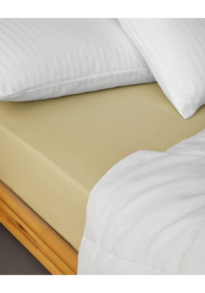 English Home Novella Premium Pamuklu Tek Kişilik Lastikli Çarşaf 100x200 Cm Açık Sarı