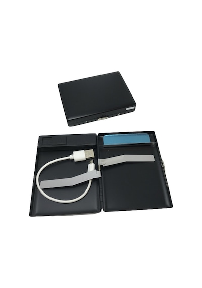 Usb Şarjlı Metal Çakmaklı Kısa Sigara  Tabakası