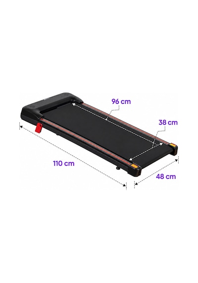 Kompakt Pratik Yürüme ve Koşu Bandı RL-880