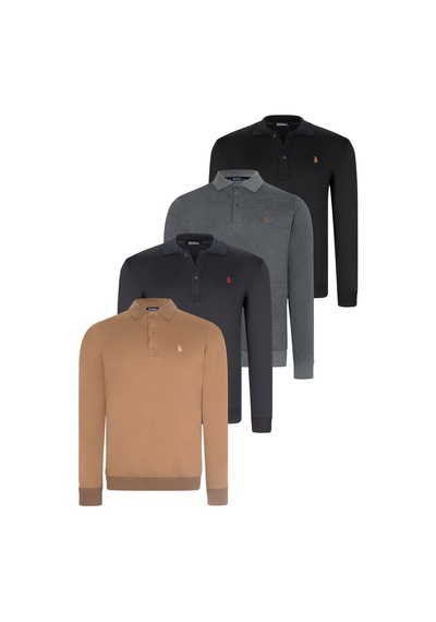 Dörtlü Set V4007 Dewberry Erkek Sweatshırt-siyah-lacivert-antrasit-camel Siyah-lacivert-antrasit-camel Dörtlü Set V4007 Dewberry Erkek Sweatshırt-siyah-lacivert-antrasit-camel Siyah-lacivert-antrasit-camel