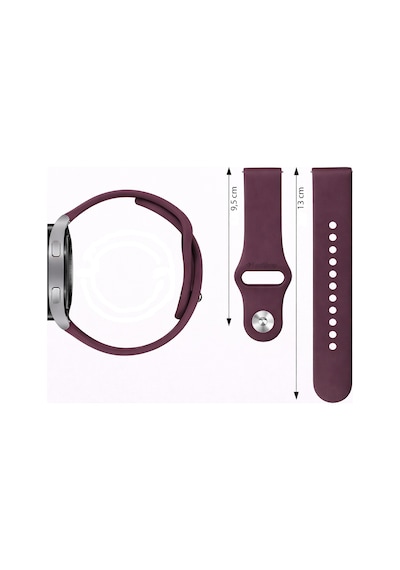 Huawei Watch Gt3 42mm / Gt2 42mm Uyumlu Yumuşak Soft Yüksek Kalite Spor Silikon Kordon