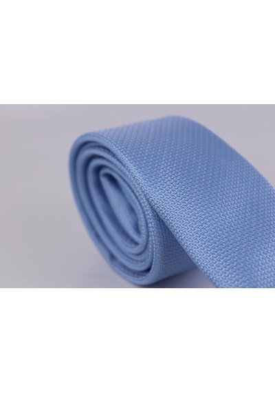Demfashion Özel Desenli Kravat Mendil Seti - Mavi (538523385) Mavi