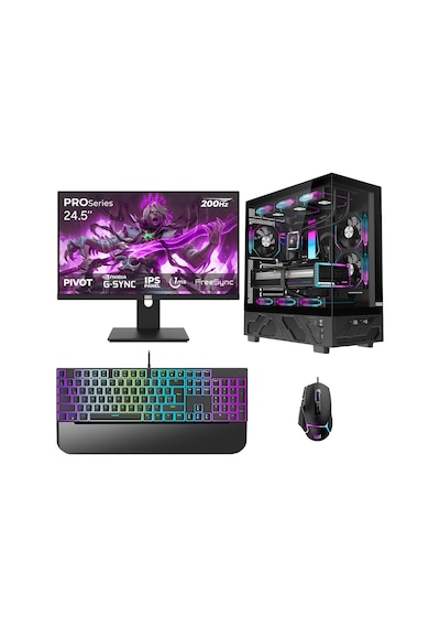 Dragos DRX7983 i5-12400F 16 GB 512 GB NVMe SSD RTX5070 24.5" Free Dos Oem Paket Masaüstü Oyuncu Bilgisayarı