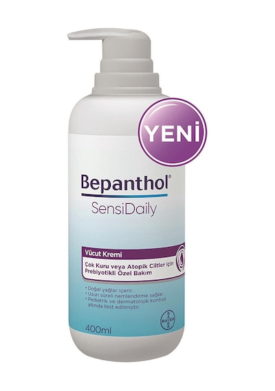 Bepanthol Sensidaily Pompalı Vücut Kremi 400 ML + Bepanthol Derma