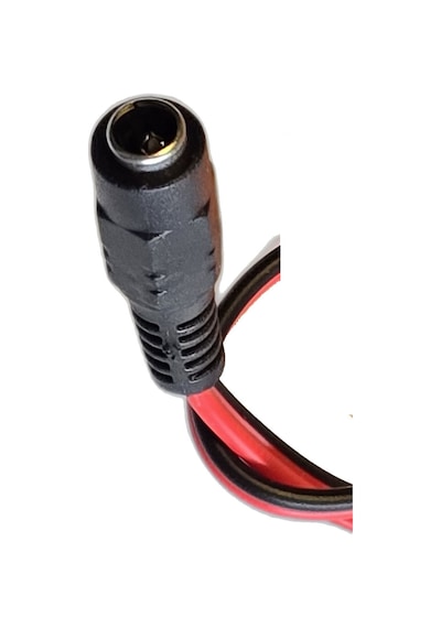 Dc Dişi Power Jack Güç Bağlantı Kablosu 100 Adet - Kamera Ve Led Adaptör Giriş Soketi- Siyah/kırmızı