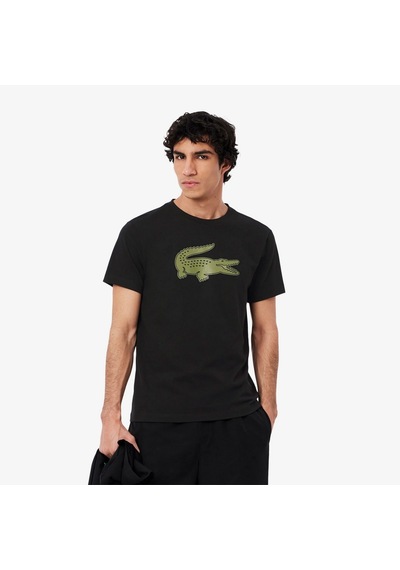 Lacoste Th2042 Erkek Tişört Siyah