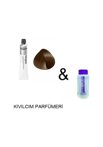 Loreal Majirel 7.0 Yoğun Koyu Kumral Saç Boyası + Oksidanı Ile