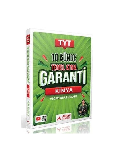 Paraf Akademi Tyt Kimya 10 Günde Temel Atma Garanti