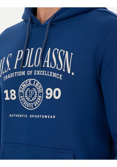 U.s. Polo Assn. Erkek İndigo Sweatshirt 50293446-vr028 Indıgo İndigo