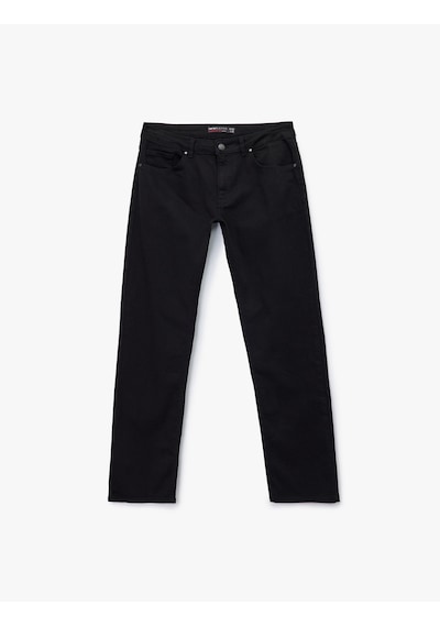 Koton Normal Bel Straight Fit Jean Pantolon - Mark Jean Siyah 6wam40024nd Siyah Koton Normal Bel Straight Fit Jean Pantolon - Mark Jean Siyah 6wam40024nd Siyah