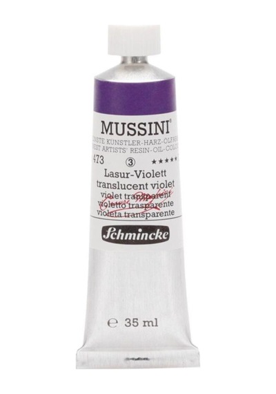 Schmincke Mussini Artist Yağlı Boya 35 ML Seri 3 473 Translucent Violet