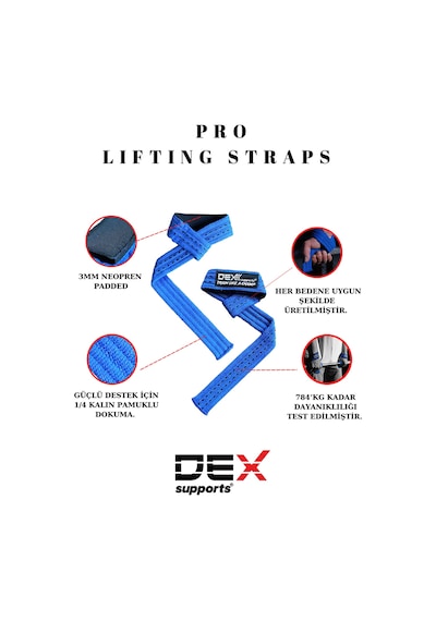 Lifting Straps Pro Padded , Halter Kayışı 2 Li Paket