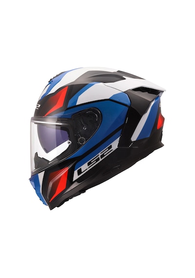 Ls2 Challenger 2 Vıper Beyaz-mavi-kırmızı Kask Beyaz