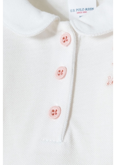 U.s. Polo Assn. Kız Bebek Beyaz Şort Takım 5274-50151 Beyaz