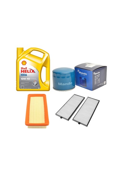 Bakım Seti Hyundaı Getz 1.3, 1.4 Benzinli 2003-2011 + Shell Helıx Hx6 10w40
