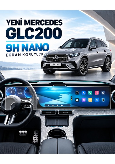 Mercedes Glc 200 Ekran Koruyucu 9h Nano 2026-2027 Uyumlu