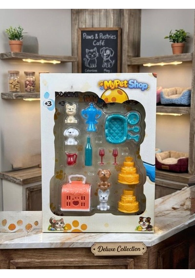 Petshop Dükkanım İnteraktif Oyun Seti - 13 Parça Köpek Figürleri Ve Aksesuar Dünyası
