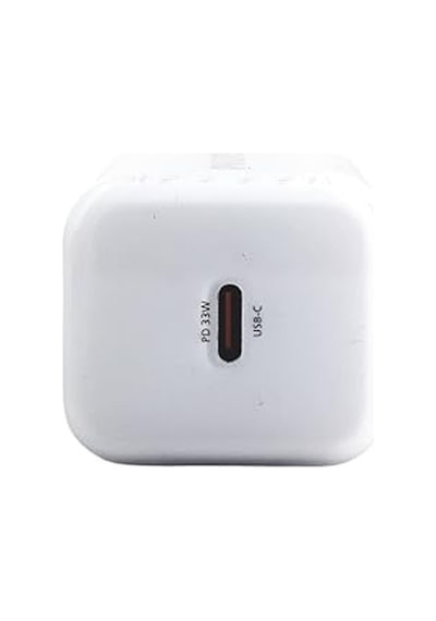 Hızlı Şarj Adaptörü 33w Powerdelivery 3.0 Quickcharge 3.0 Akım Korumalı Slim Şarj Beyaz