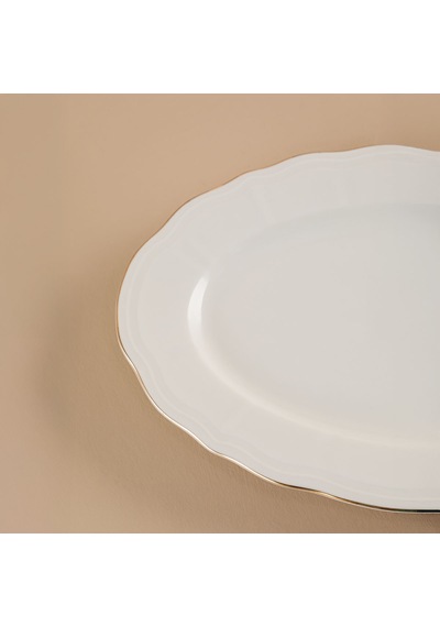 Aryıldız Tiffany Kayık Tabak 30 Cm Çok Renkli