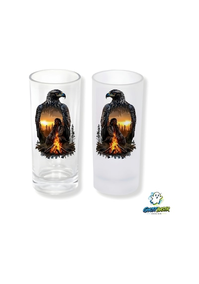 Kızılderili Buzlu / Buzsuz Seçenekli Rakı Bardağı 1 Adet Şık Sunum Bardağı 0219