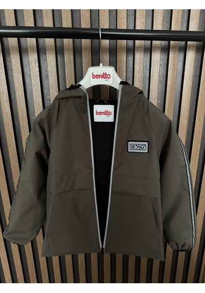 Benitto Kids Erkek Çocuk Mevsimlik Yağmurluk Ceket 51315 Haki