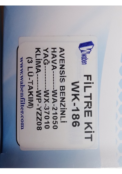 Toyota Corolla Uyumlu 1.33 - Auris Benzinli Filtre Seti(3Lü)(2008-2012)