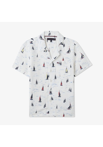 Tommy Hilfiger Çocuk Beyaz Gömlek Kb0kb09549 Beyaz