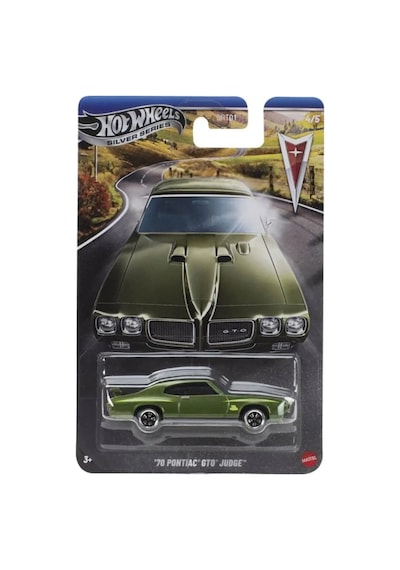 Araba Modeli '70 Pontiac Gto Judge 1/64 Ölçek Metal Materyal İle Koleksiyonluk Çok Renkli