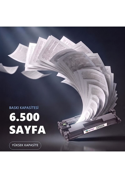 Hp Laserjet P2050 .  Toner Çipli Ce505x 4'lü 6.500 Sayfa