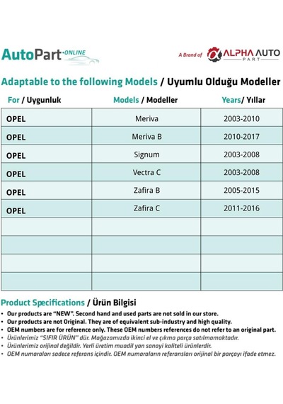 Opel İçin Bagaj Ve Kapı Eşik Klipsi- 50 Adet