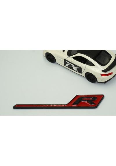 Dk Benz Amg R Gt R Eklenti Kırmızı Siyah Abs 3m 3d Bagaj Logo Amb
