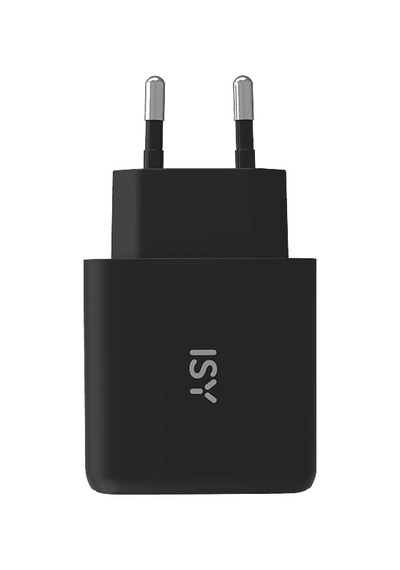 ISY IWC-0003 45 W 2XUSB C WT Güç Adaptörü Siyah