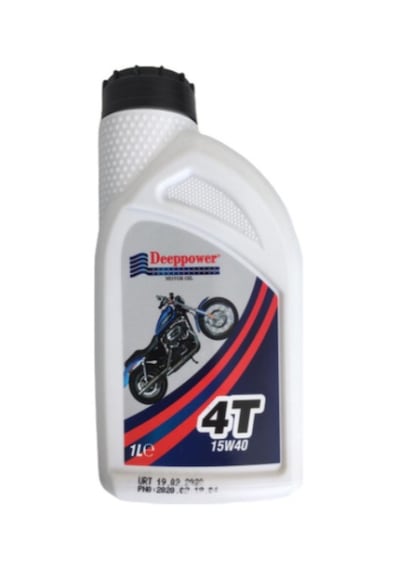 12 Adet DeepPower Yağ 15W40 4t Motor Yağı 1 lt