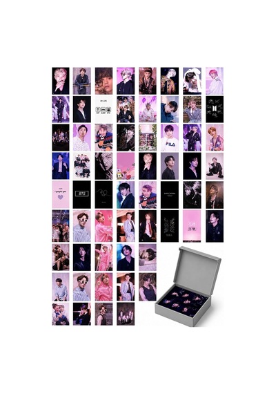 Lexroo Bts Duvar Poster Seti - 60 Adet - Pembe Bts Poster Seti - 10cm 15cm - Kalın Kuşe Kağıt