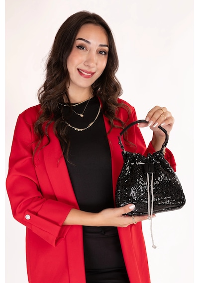 Gondol Kadın Küçük Abiye El Çantası Shb.2255 Siyah