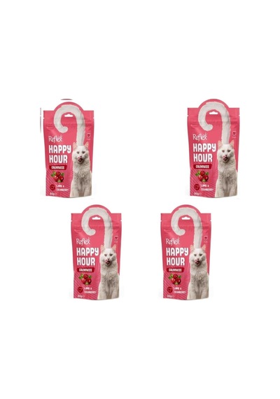 Reflex Happy Hour Kuzu Etli Kedi Ödül Maması 4 x 60 G