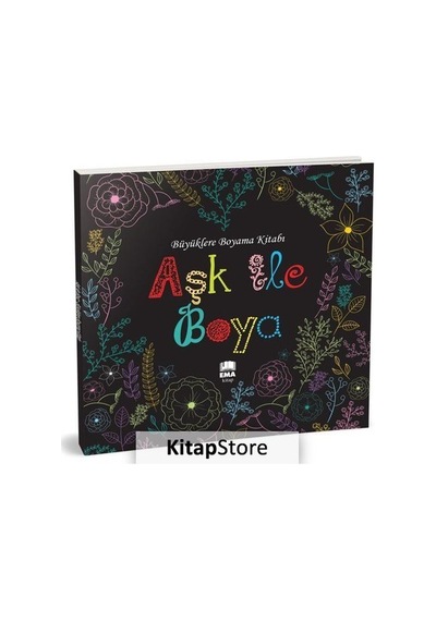 Aşk İle Boya - Büyüklere Boyama Kitabı - Komisyon