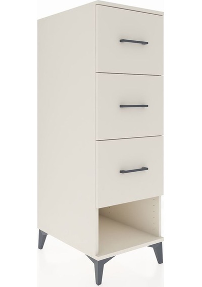 Kronos Dolap 3 Çekmeceli 44x59x134 Aytaşı-aytaşı Aytaşı
