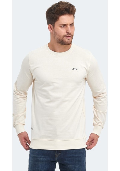 Slazenger Orvar In Erkek Sweatshirt Bej St23we147-120 Bej
