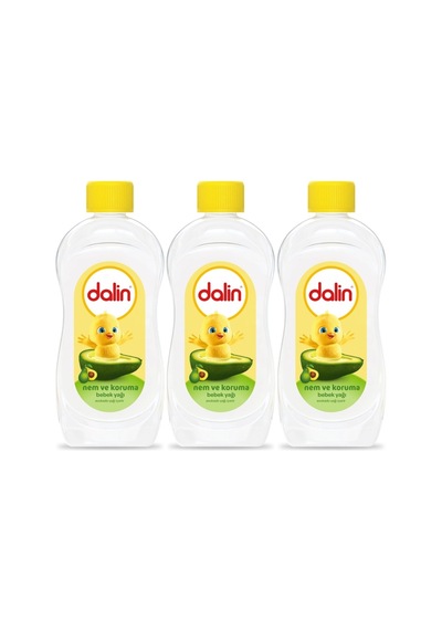 Dalin Bebek Yağı 300ML Nem ve Koruma (Avokado) (3 Lü Set)