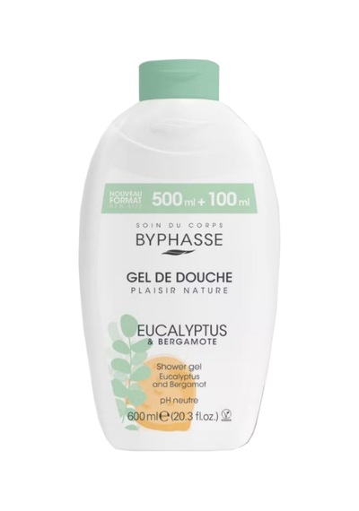 Byphasse Plaisir Natura Okaliptus & Bergamot Duş Jeli 600 ML