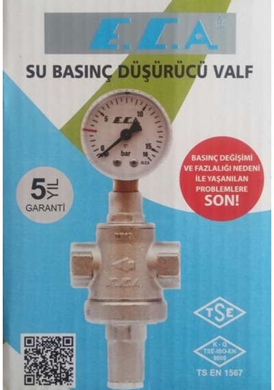 Eca Basınç Düşürücü (Manometreli) 3/4''